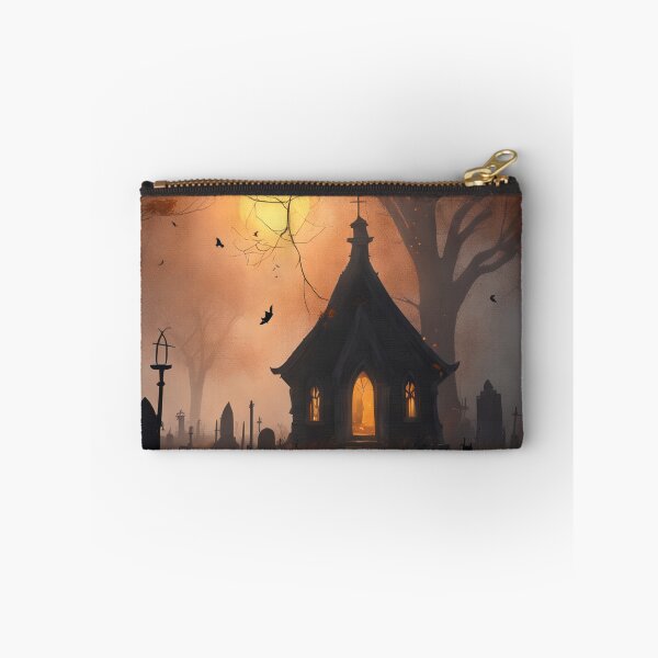 Item preview, Ethereal Autumn Haunted Graveyard Spooky Full Moon designed and sold by EnchantedVista.