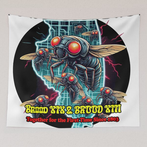 Item preview, The Great Cicada Tour designed and sold by Foxlindesigns.