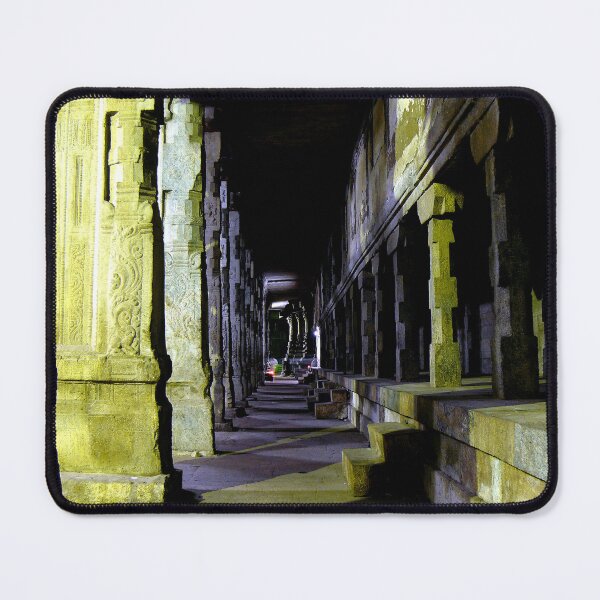 Item preview, Madurai Temple at night designed and sold by Tamara Travers.