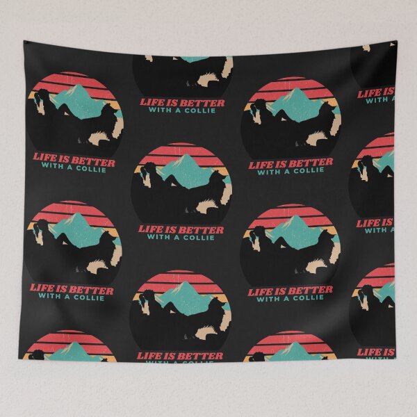 Item preview, Life Is Better With A Collie Dog Mom Gift designed and sold by Guarddogdrive.