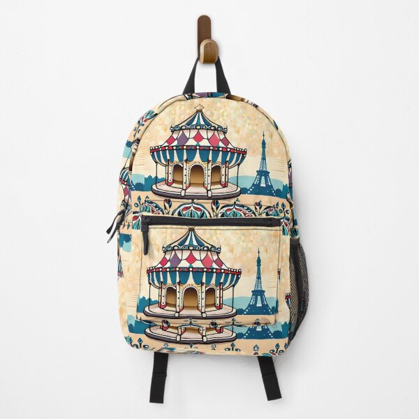 Item preview, Grand Fair Carousel Whimsical Wayfair Carnival Eiffel Tower designed and sold by Zeporas Castle.