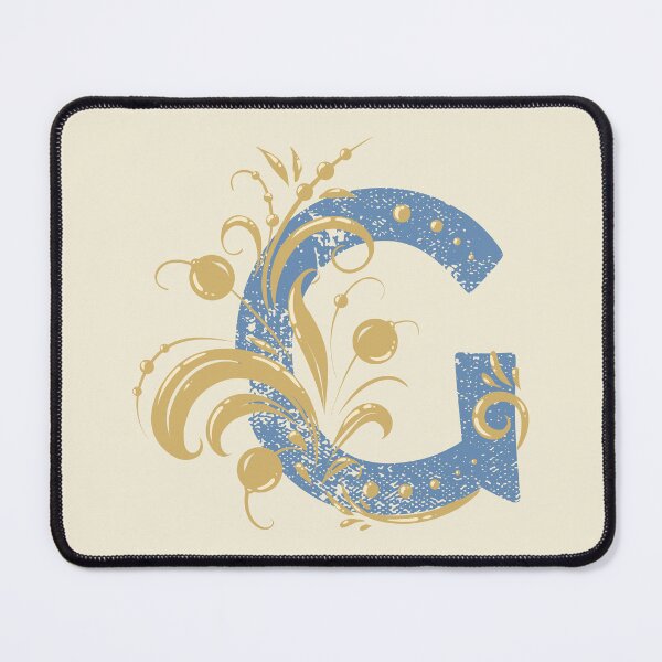 Item preview, G - Vintage Floral Initial Letter designed and sold by Deepness2023.