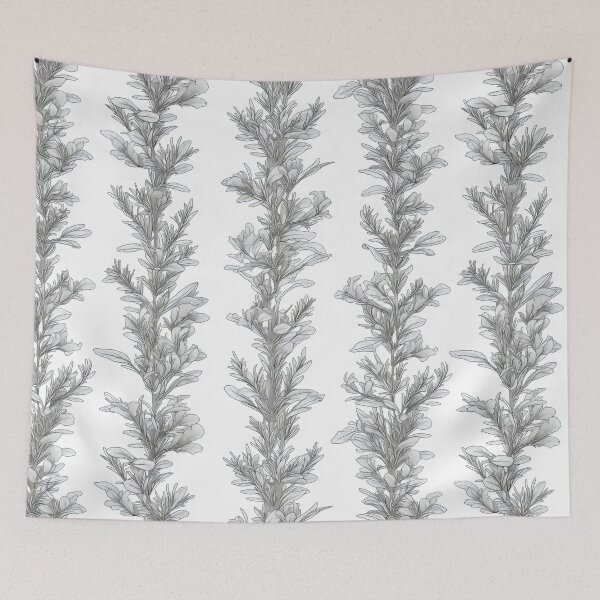 Item preview, Elegant Rosemary Herb Pattern designed and sold by VoyteksDesigns.