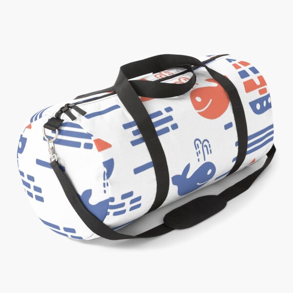 Item preview, Summer retro pattern with whales and sailboats in the sea designed and sold by Deepness2023.