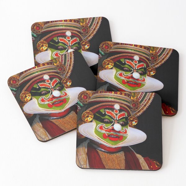 Item preview, Kathakali performer, Kerala, India designed and sold by Tamara Travers.