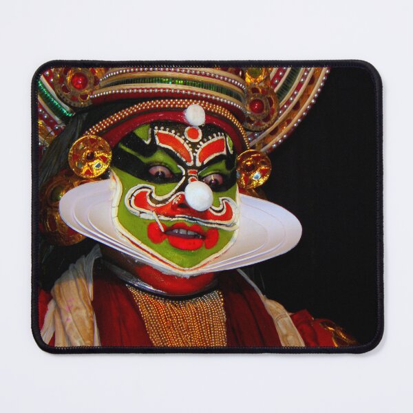Item preview, Kathakali performer, Kerala, India designed and sold by Tamara Travers.