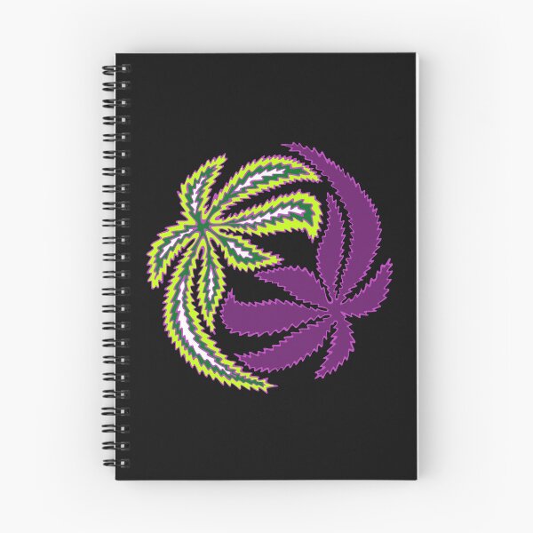 Item preview, Yin Yang Indica Sativa Weed Flower designed and sold by GroovyColors.