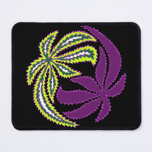Item preview, Yin Yang Indica Sativa Weed Flower designed and sold by GroovyColors.