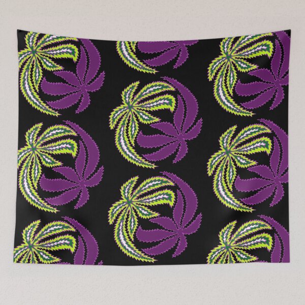 Item preview, Yin Yang Indica Sativa Weed Flower designed and sold by GroovyColors.