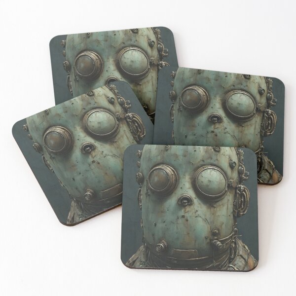 Item preview, Portrait of an old blind and mute robot designed and sold by Emile-Sabord.