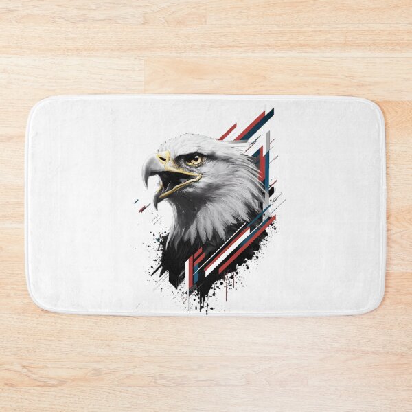 Item preview, Geometric Bald Eagle Art designed and sold by PlanetMarker.