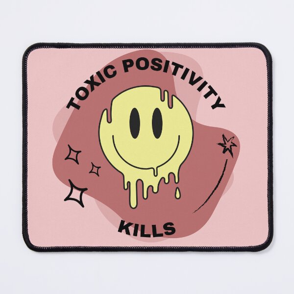 Item preview, Toxic Positivity Kill Burnout Logo, 90s Retro Inspired designed and sold by MoonglowValley.