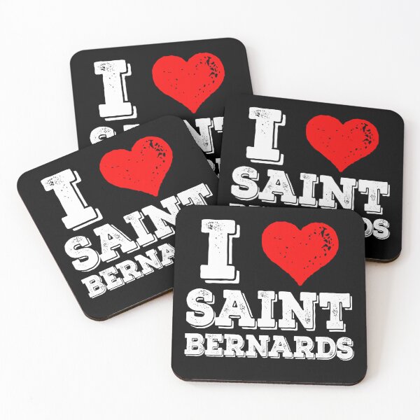 Item preview, I Love St Bernards Western Country Southern Distressed designed and sold by Guarddogdrive.