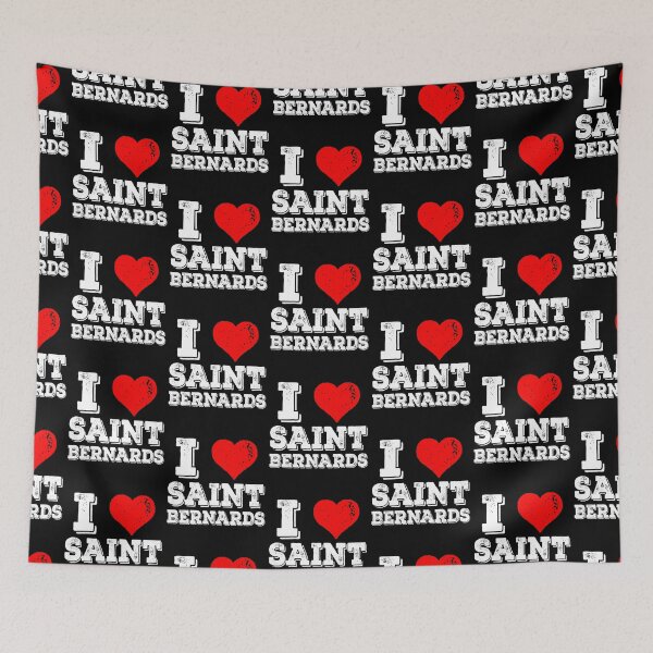 Item preview, I Love St Bernards Western Country Southern Distressed designed and sold by Guarddogdrive.