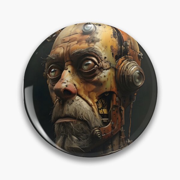 Artikelvorschau, Animatronisches Gesicht mit großen Augen entworfen und verkauft von Emile-Sabord.