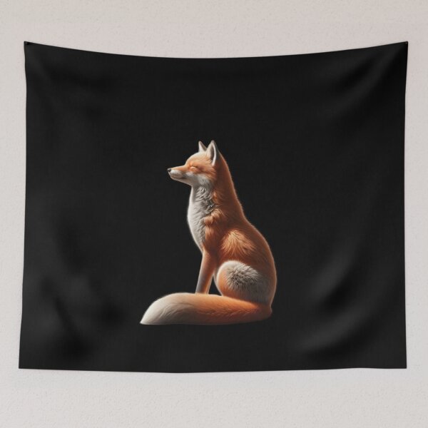 Item preview, Fox Soaking Up the Sun designed and sold by LivingInThinAir.