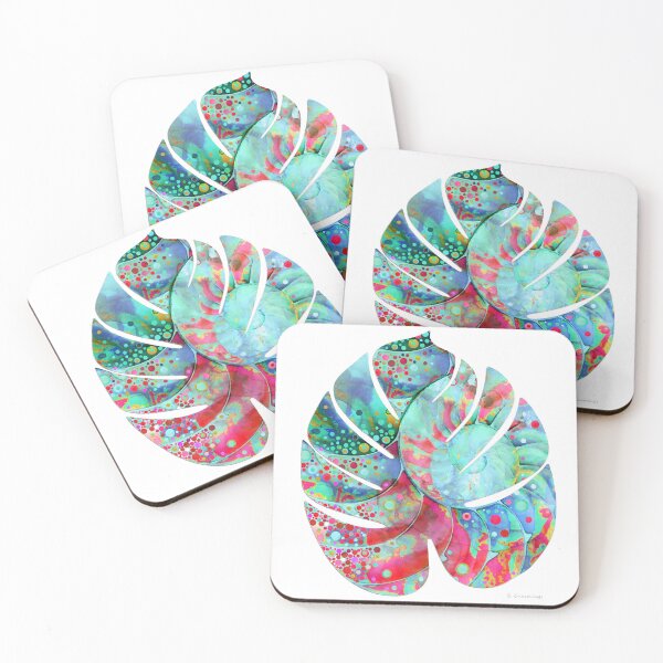Item preview, Pure Enchantment Colorful Palm Leaf Tropical Art designed and sold by Sharon Cummings Art.