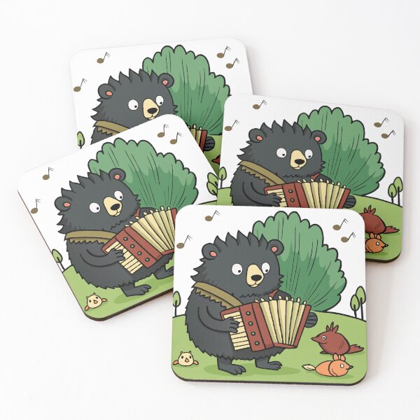 Item preview, Fluffy Little Mole Playing a Tiny Accordion designed and sold by omerfdln34.