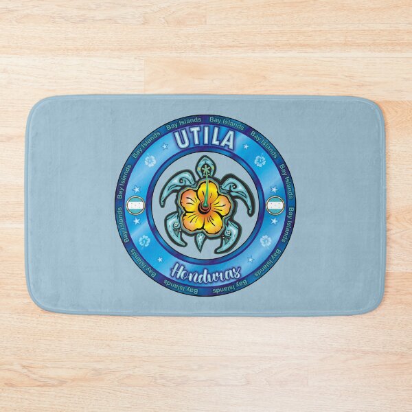 Item preview, Utila Island sea turtle hibiscus designed and sold by studioss76.