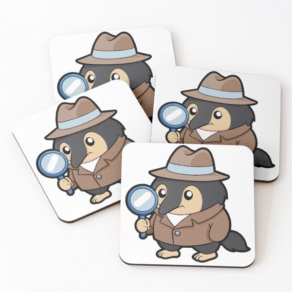 Item preview, Fluffy Little Mole Wearing a Detective Hat designed and sold by omerfdln34.