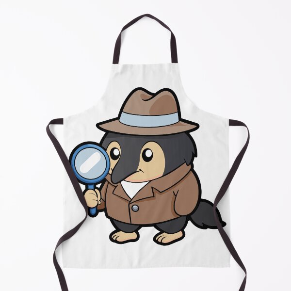 Item preview, Fluffy Little Mole Wearing a Detective Hat designed and sold by omerfdln34.