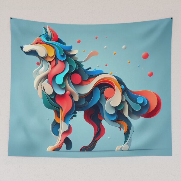 Item preview, A surreal multicolored dog designed and sold by WalterGomes.