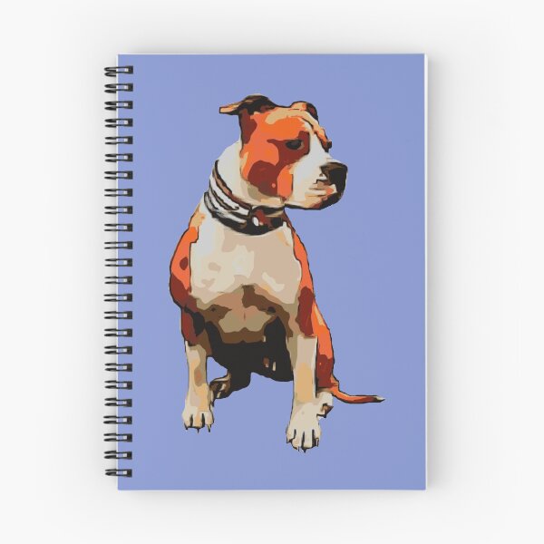 Item preview, American Staffordshire Terrier - Stylish Cartoon Dog Art Print designed and sold by Chimera-AST.