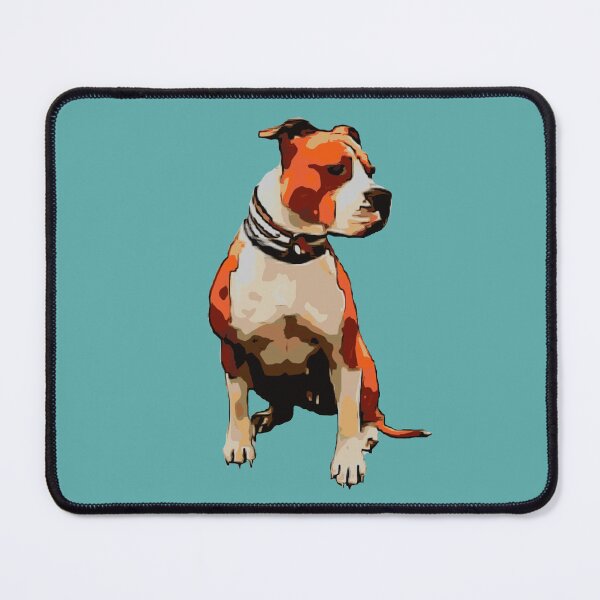Item preview, American Staffordshire Terrier - Stylish Cartoon Dog Art Print designed and sold by Chimera-AST.