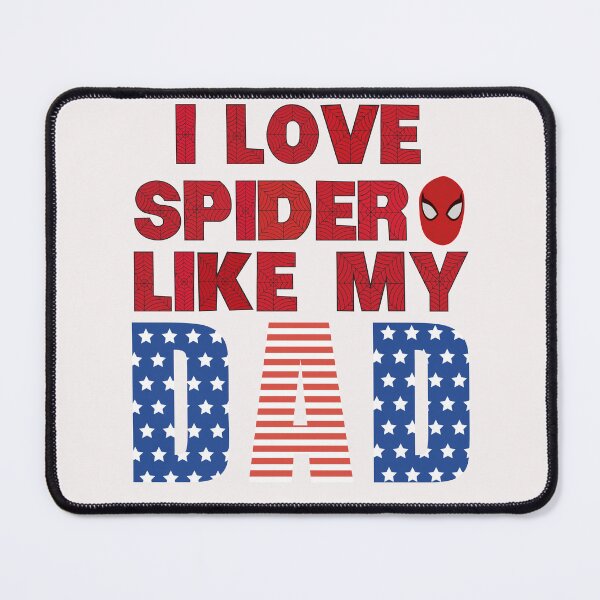 Item preview, I Love Spider Like My Dad, With US American Flag T-Shirt, For Fathers Day Gifts designed and sold by DODY-Designs.