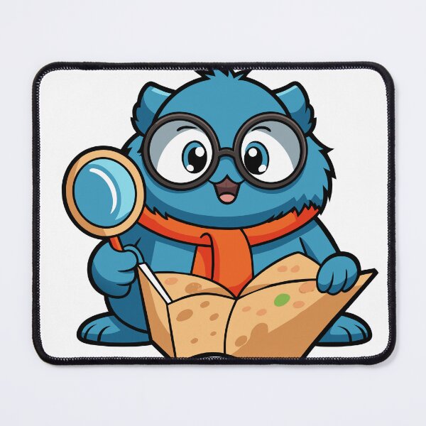 Item preview, Fluffy Little Mole Wearing Glasses designed and sold by omerfdln34.