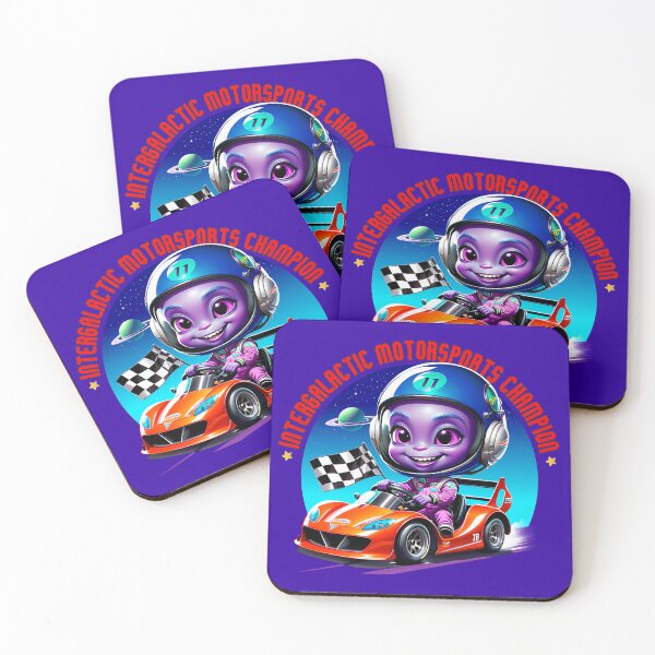 Item preview, Intergalactic Motorsports Champion - Alien Cartoon designed and sold by Second Draft Visuals.