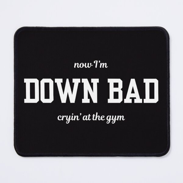 Item preview, Down Bad Cryin' at the Gym designed and sold by ninjageese.