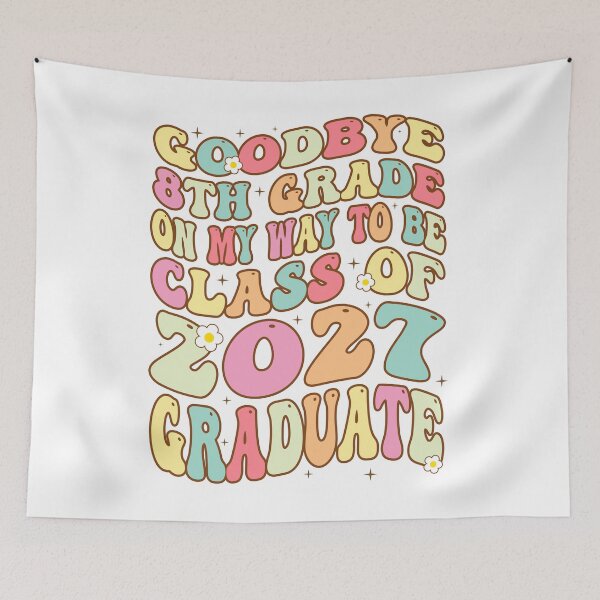 Item preview, Goodbye 8th Grade On My Way To Be Class Of 2027 Graduate designed and sold by ImagineInk.