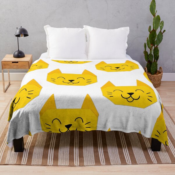 Item preview, Yellow Cat Origami Animals Japan Art Cute Graphic  designed and sold by socialarmour.