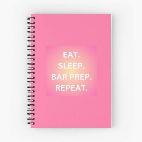 Item preview, Eat sleep bar prep repeat law school lawyer graduation gift study designed and sold by ValerieJonneArt.