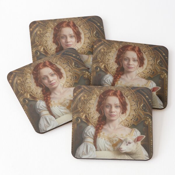 Item preview, St. Agnes (Self-Portrait Version) designed and sold by Shannon Hilson.