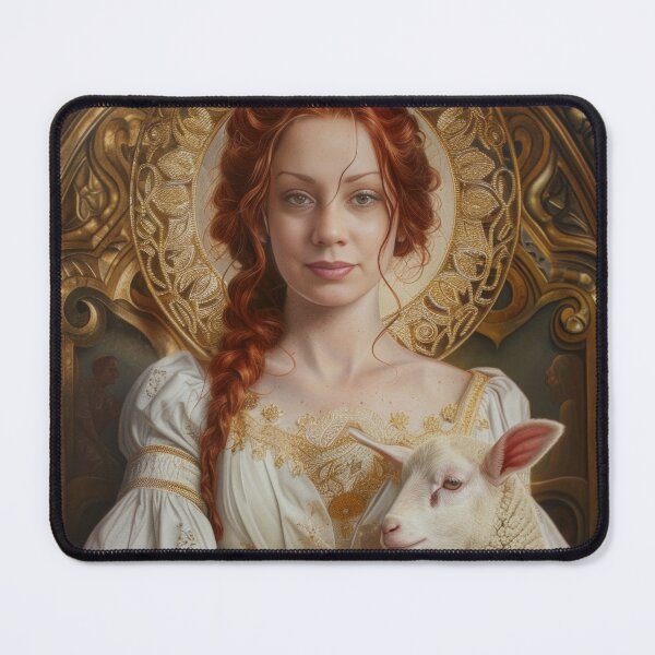 Item preview, St. Agnes (Self-Portrait Version) designed and sold by Shannon Hilson.