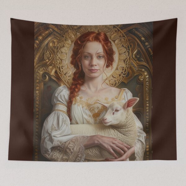 Item preview, St. Agnes (Self-Portrait Version) designed and sold by Shannon Hilson.