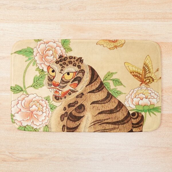 Item preview, Korean Striped Tiger Vintage Minhwa  designed and sold by PatricianneK.
