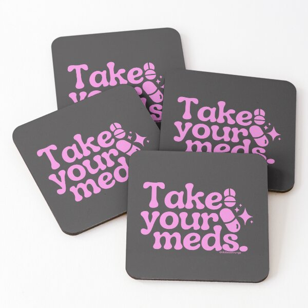 Item preview, Take your meds., v13b, pink | @lilsboobthangs designed and sold by lilsboobthangs.