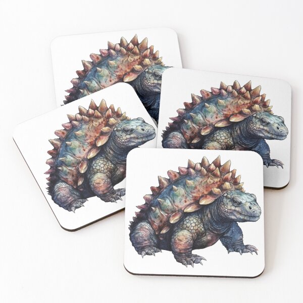 Item preview, Realistic Watercolor Dinosaur Ankylosaurus designed and sold by Melissify.