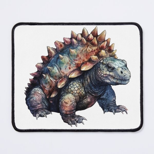 Item preview, Realistic Watercolor Dinosaur Ankylosaurus designed and sold by Melissify.