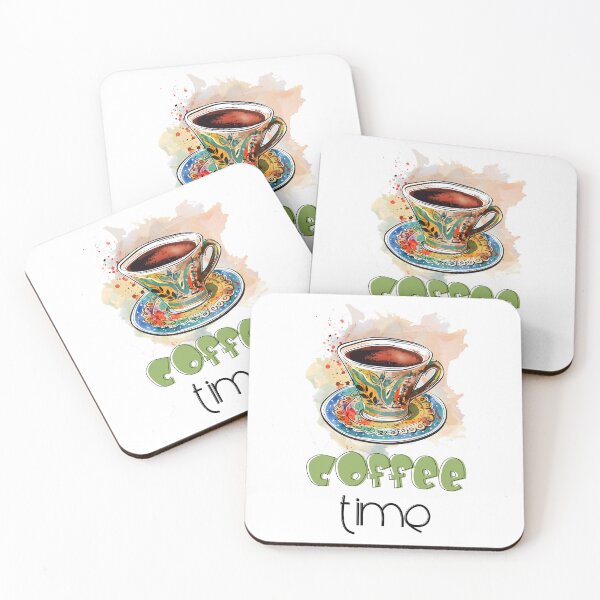 Item preview, Morning Bliss: Arabic Qahwa and Caffeine Kick- قهوة تايم تقهوى صباحك كافيين بالعربي designed and sold by FUNqoosh.