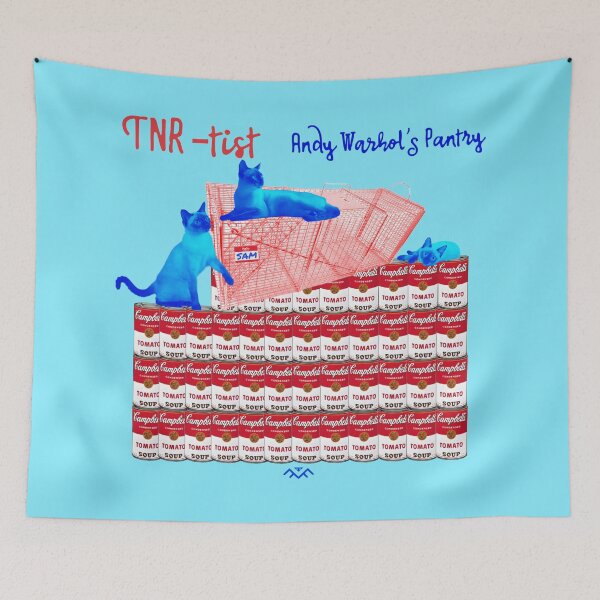Item preview, Andy Warhol TNR (Trap, Neuter, Return) Feral Cats designed and sold by 1Felinophile.