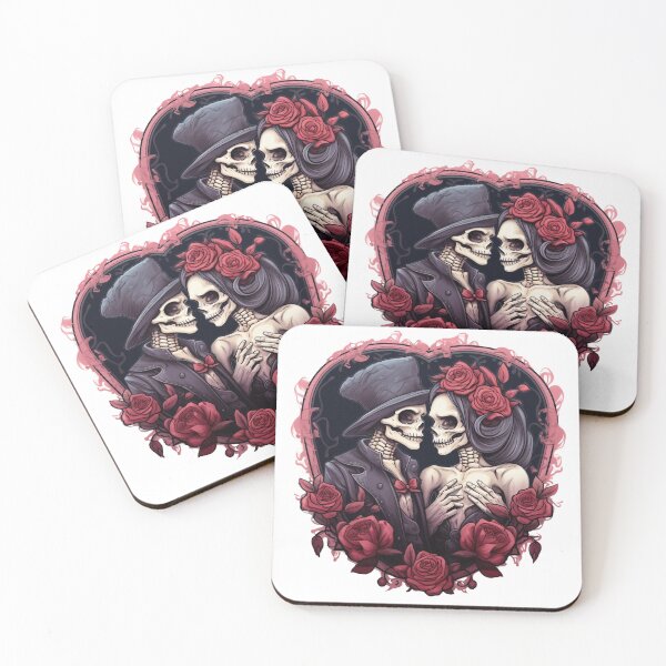 Item preview, Gothic Romance Skeleton Valentine  designed and sold by Melissify.