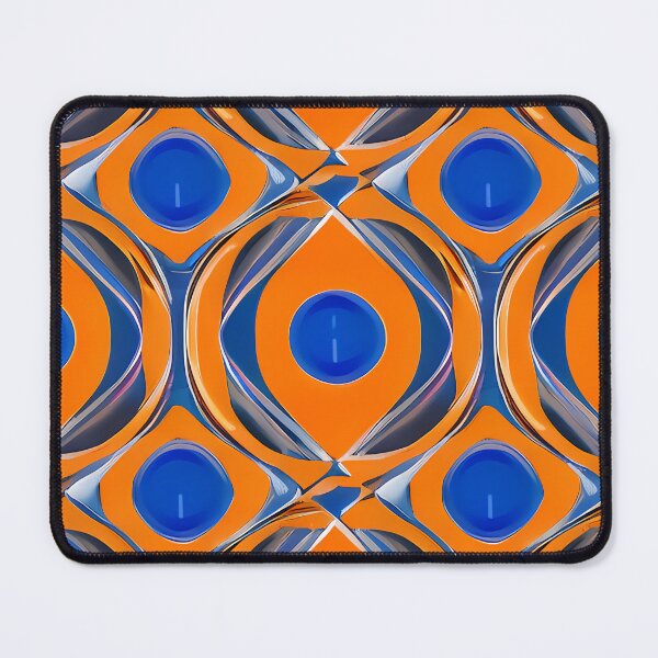 Item preview, Hippie Pattern in Orange and Blue designed and sold by LKozerski.