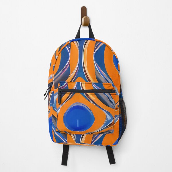 Item preview, Hippie Pattern in Orange and Blue designed and sold by LKozerski.