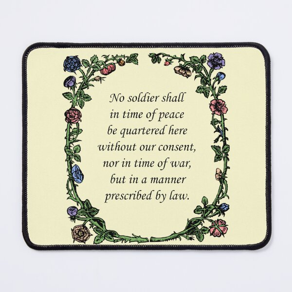 Item preview, Third Amendment designed and sold by Jonah Mann.