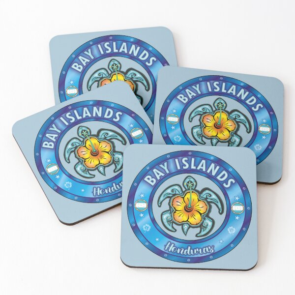 Item preview, Bay Islands Honduras sea turtle hibiscus designed and sold by studioss76.