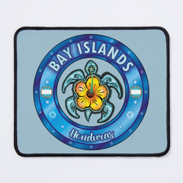 Item preview, Bay Islands Honduras sea turtle hibiscus designed and sold by studioss76.